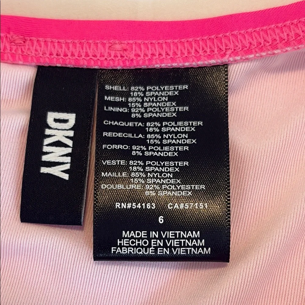 DKNY Vibrant Pink One-Piece Swimsuit - Picture 7 of 13